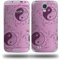 Feminine Yin Yang Purple - Decal Style Skin (fits Samsung Galaxy S IV S4)