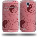 Feminine Yin Yang Red - Decal Style Skin (fits Samsung Galaxy S IV S4)