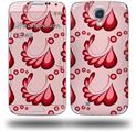 Petals Red - Decal Style Skin (fits Samsung Galaxy S IV S4)
