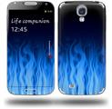 Fire Blue - Decal Style Skin (fits Samsung Galaxy S IV S4)