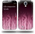 Fire Pink - Decal Style Skin (fits Samsung Galaxy S IV S4)