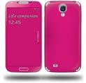Solids Collection Fushia - Decal Style Skin (fits Samsung Galaxy S IV S4)
