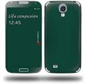 Solids Collection Hunter Green - Decal Style Skin (fits Samsung Galaxy S IV S4)