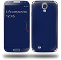 Solids Collection Navy Blue - Decal Style Skin (fits Samsung Galaxy S IV S4)
