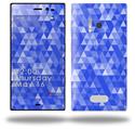 Triangle Mosaic Blue - Decal Style Skin (fits Nokia Lumia 928)