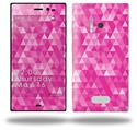 Triangle Mosaic Fuchsia - Decal Style Skin (fits Nokia Lumia 928)