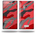 Camouflage Red - Decal Style Skin (fits Nokia Lumia 928)