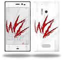 WraptorSkinz WZ on White - Decal Style Skin (fits Nokia Lumia 928)