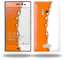 Ripped Colors Orange White - Decal Style Skin (fits Nokia Lumia 928)