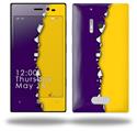 Ripped Colors Purple Yellow - Decal Style Skin (fits Nokia Lumia 928)