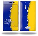 Ripped Colors Blue Yellow - Decal Style Skin (fits Nokia Lumia 928)