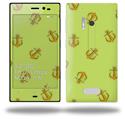 Anchors Away Sage Green - Decal Style Skin (fits Nokia Lumia 928)