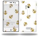 Anchors Away White - Decal Style Skin (fits Nokia Lumia 928)