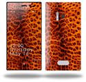 Fractal Fur Cheetah - Decal Style Skin (fits Nokia Lumia 928)