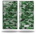 HEX Mesh Camo 01 Green - Decal Style Skin (fits Nokia Lumia 928)