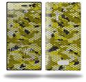 HEX Mesh Camo 01 Yellow - Decal Style Skin (fits Nokia Lumia 928)