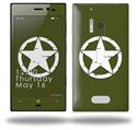Distressed Army Star - Decal Style Skin (fits Nokia Lumia 928)