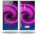 Alecias Swirl 01 Purple - Decal Style Skin (fits Nokia Lumia 928)