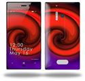 Alecias Swirl 01 Red - Decal Style Skin (fits Nokia Lumia 928)