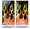 Metal Flames - Decal Style Skin (fits Nokia Lumia 928)