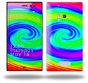 Rainbow Swirl - Decal Style Skin (fits Nokia Lumia 928)