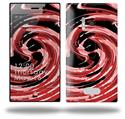Alecias Swirl 02 Red - Decal Style Skin (fits Nokia Lumia 928)