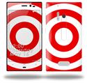 Bullseye Red and White - Decal Style Skin (fits Nokia Lumia 928)