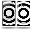 Bullseye Black and White - Decal Style Skin (fits Nokia Lumia 928)