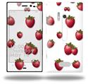 Strawberries on White - Decal Style Skin (fits Nokia Lumia 928)