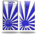 Rising Sun Japanese Flag Blue - Decal Style Skin (fits Nokia Lumia 928)