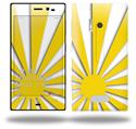 Rising Sun Japanese Flag Yellow - Decal Style Skin (fits Nokia Lumia 928)
