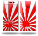 Rising Sun Japanese Flag Red - Decal Style Skin (fits Nokia Lumia 928)