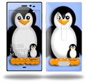 Penguins on Blue - Decal Style Skin (fits Nokia Lumia 928)