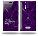 Abstract 01 Purple - Decal Style Skin (fits Nokia Lumia 928)