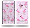 Flamingos on Pink - Decal Style Skin (fits Nokia Lumia 928)