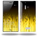 Fire Yellow - Decal Style Skin (fits Nokia Lumia 928)