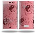 Feminine Yin Yang Red - Decal Style Skin (fits Nokia Lumia 928)