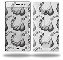 Petals Gray - Decal Style Skin (fits Nokia Lumia 928)