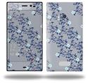 Victorian Design Blue - Decal Style Skin (fits Nokia Lumia 928)