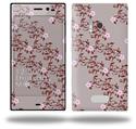 Victorian Design Red - Decal Style Skin (fits Nokia Lumia 928)