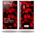 Skulls Confetti Red - Decal Style Skin (fits Nokia Lumia 928)