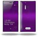 Simulated Brushed Metal Purple - Decal Style Skin (fits Nokia Lumia 928)