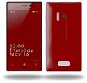 Solids Collection Red Dark - Decal Style Skin (fits Nokia Lumia 928)
