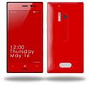 Solids Collection Red - Decal Style Skin (fits Nokia Lumia 928)