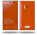 Solids Collection Burnt Orange - Decal Style Skin (fits Nokia Lumia 928)