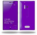 Solids Collection Purple - Decal Style Skin (fits Nokia Lumia 928)