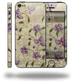 Flowers and Berries Purple - Decal Style Vinyl Skin (compatible with Apple Original iPhone 5, NOT the iPhone 5C or 5S)