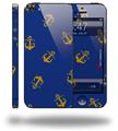 Anchors Away Blue - Decal Style Vinyl Skin (compatible with Apple Original iPhone 5, NOT the iPhone 5C or 5S)