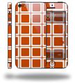Squared Burnt Orange - Decal Style Vinyl Skin (compatible with Apple Original iPhone 5, NOT the iPhone 5C or 5S)