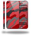 Camouflage Red - Decal Style Vinyl Skin (compatible with Apple Original iPhone 5, NOT the iPhone 5C or 5S)